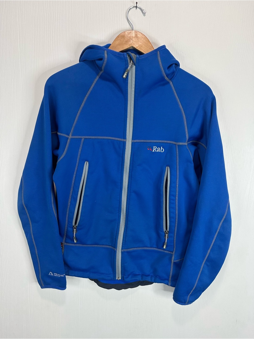 Rab Men's Blue Shadow Full-Zip Hooded Jacket